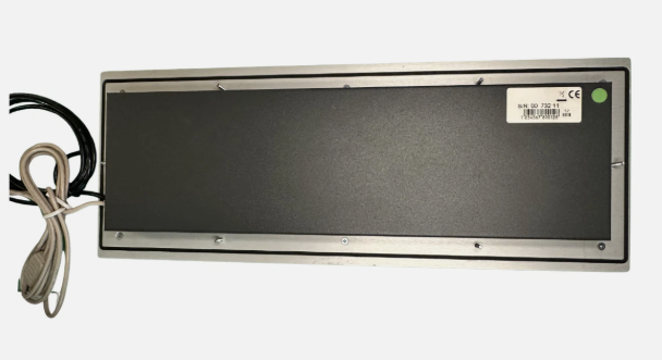 Panel Mount Industrial Waterproof Keyboard with Trakball